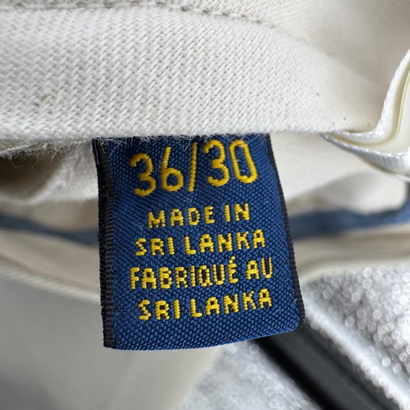 Ralph‎ Lauren Mens Beige Chino Pants 36x30 Classic Fit Casual Trousers - Picture 7 of 10